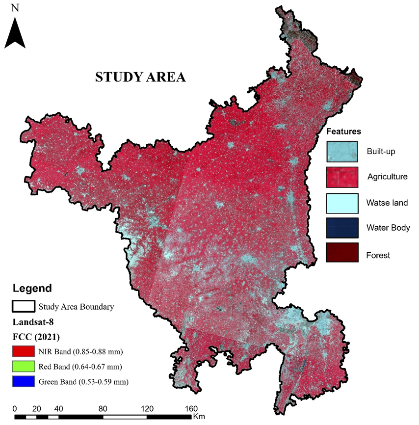 Estimation of soil erosion in indo-gangetic region using revised universal soil loss equation (RUSLE) model and geospatial technology